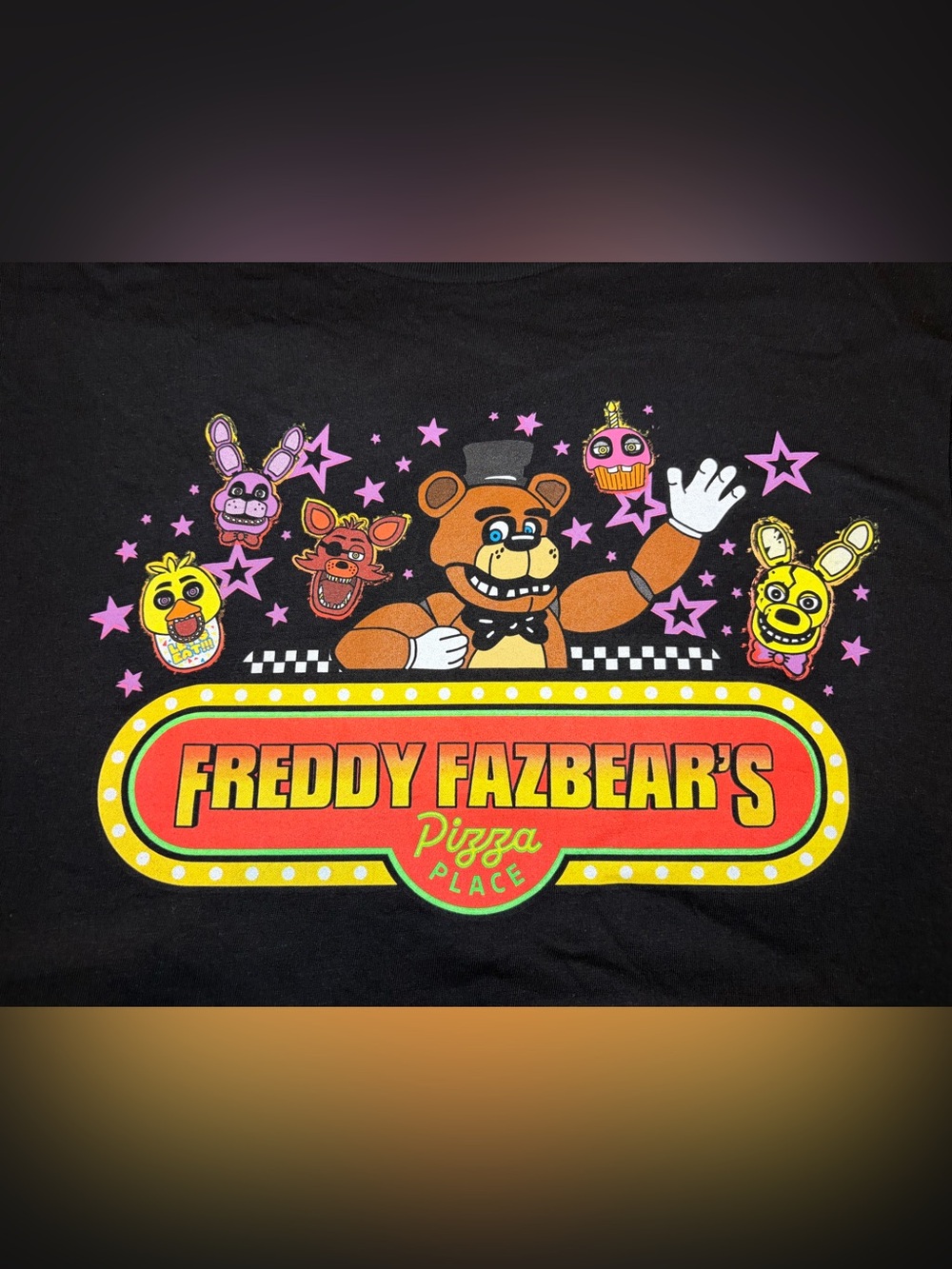Universal HHN Halloween Horror Five Nights At Freddys Fazbear's Pizza T-Shirt